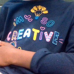 8-7 year old I'm so creative shirt